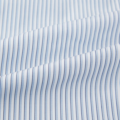 Sky Blue Shadow Pinstripe Mayfair Shirt Image 5