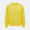 Canary Yellow Merino Round Neck Jumper