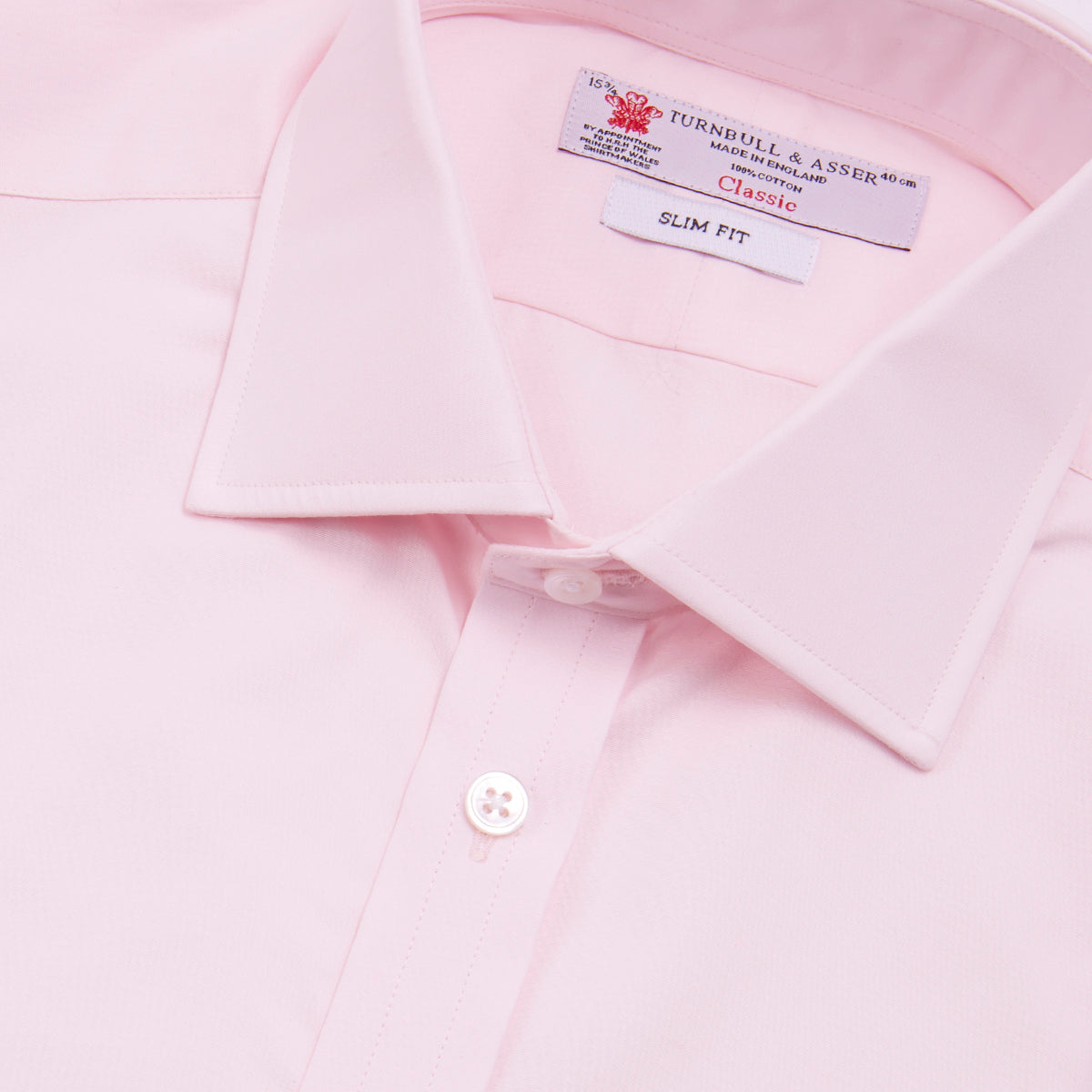 Image 4 of product Pink Poplin Slim Fit Regent Collar Shirt