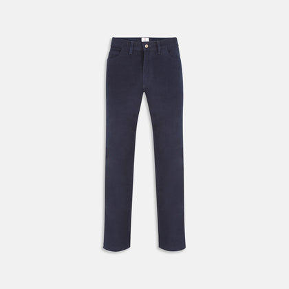 Navy Moleskin Trousers