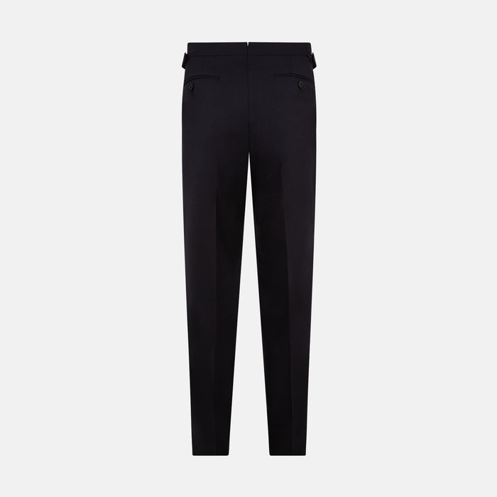 Short Navy Single Breasted Suit Image 5