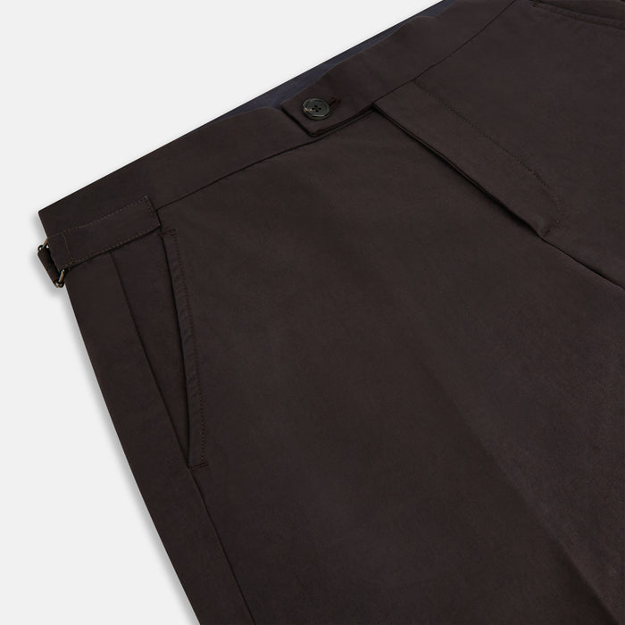 Brown Linen Henry Trousers Image 1