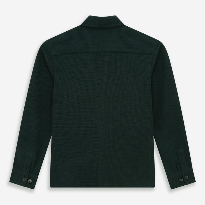 Forest Green Greenwich Knitted Overshirt Image 2