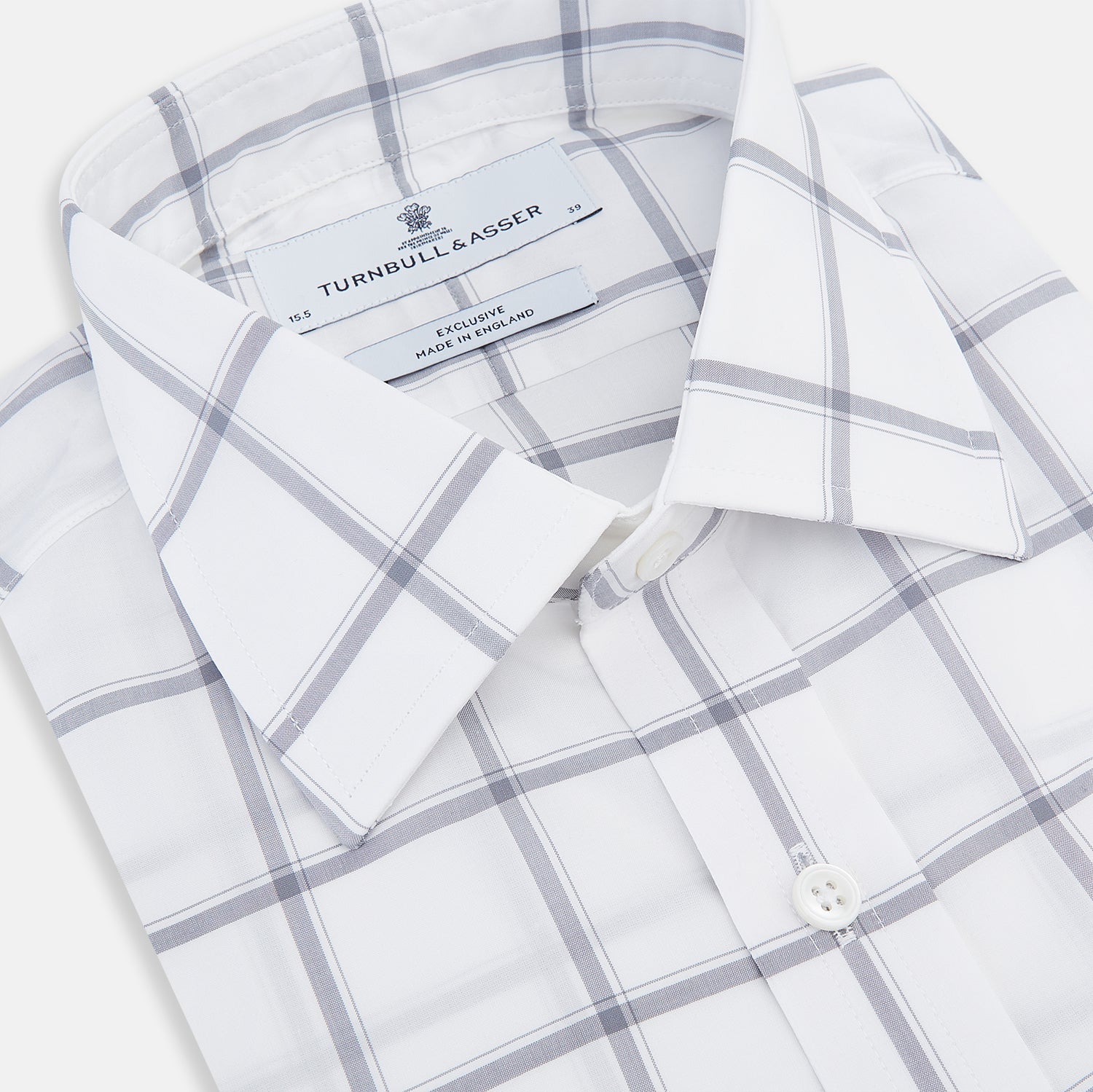 Image 2 of product Grey Grid Check Mayfair Sirt