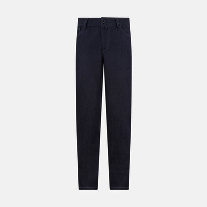 Navy Denim Trousers