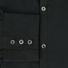 View 4 of product The FOREST GREEN WINDSOR SHIRT by Turnbull & Asser features long sleeves, a Windsor collar, and buttoned cuffs, reflecting British craftsmanship. Displayed on a plain white background.
