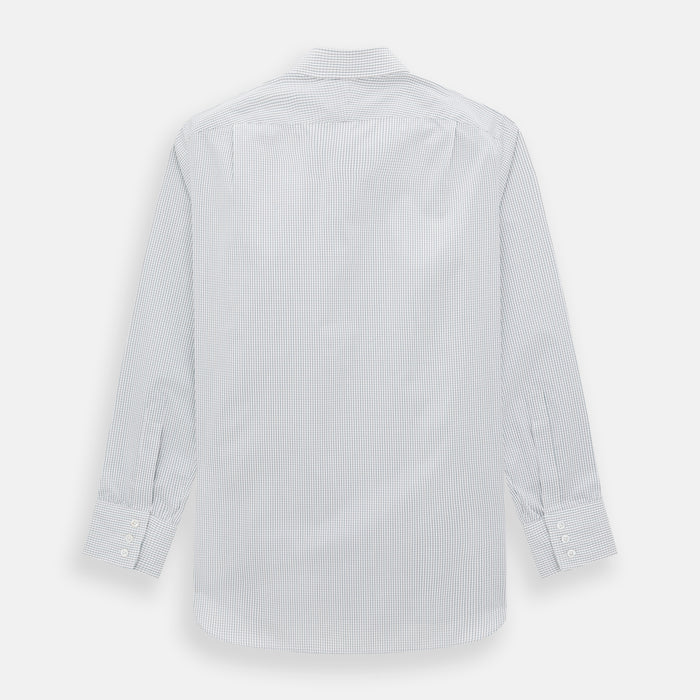 Forest Melange and Red Graph Check Mayfair Shirt Image 2