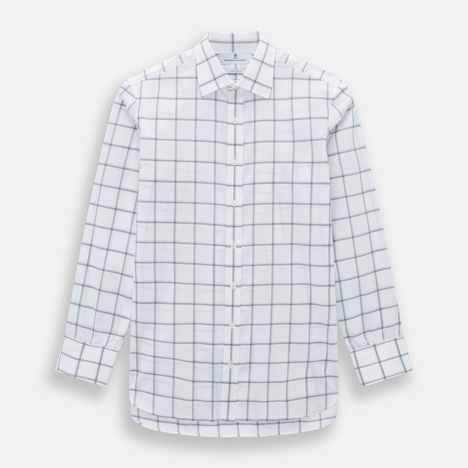 Image 1 of product Grey Grid Check Mayfair Sirt