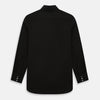 View 3 of product A long-sleeved, collared MIDNIGHT BLUE WINDSOR SHIRT by Turnbull & Asser, laid flat on a white background, highlights classic British craftsmanship.
