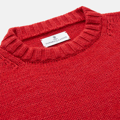 Red Lewis Guernsey Knitted Jumper Image 2