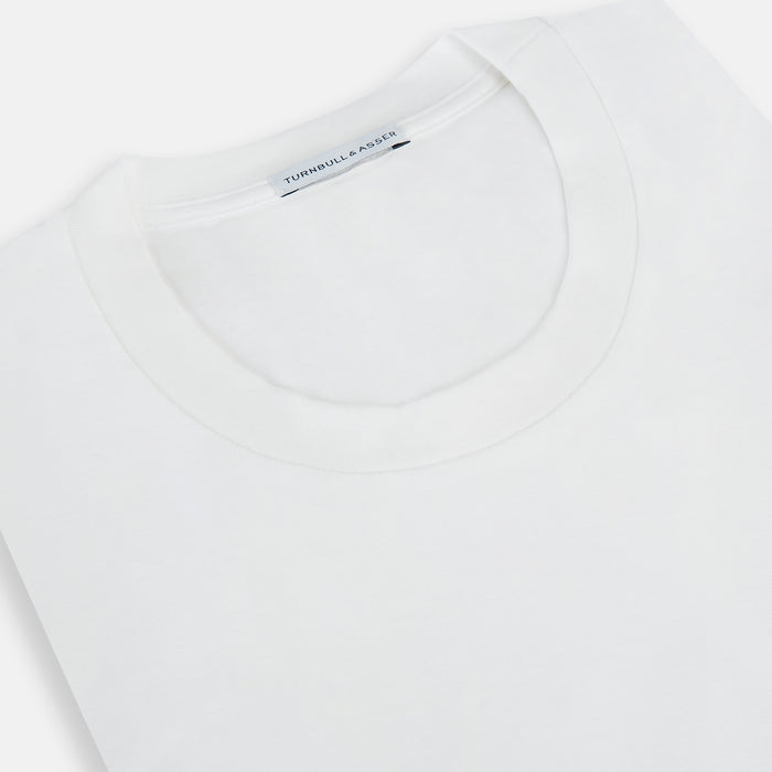 White Short-sleeve Fitted T-Shirt Image 1