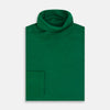 Hunter Green Fine Merino High Neck Jumper