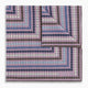 Lilac Dots and Floral Tile Double-Sided Silk Pocket Square
