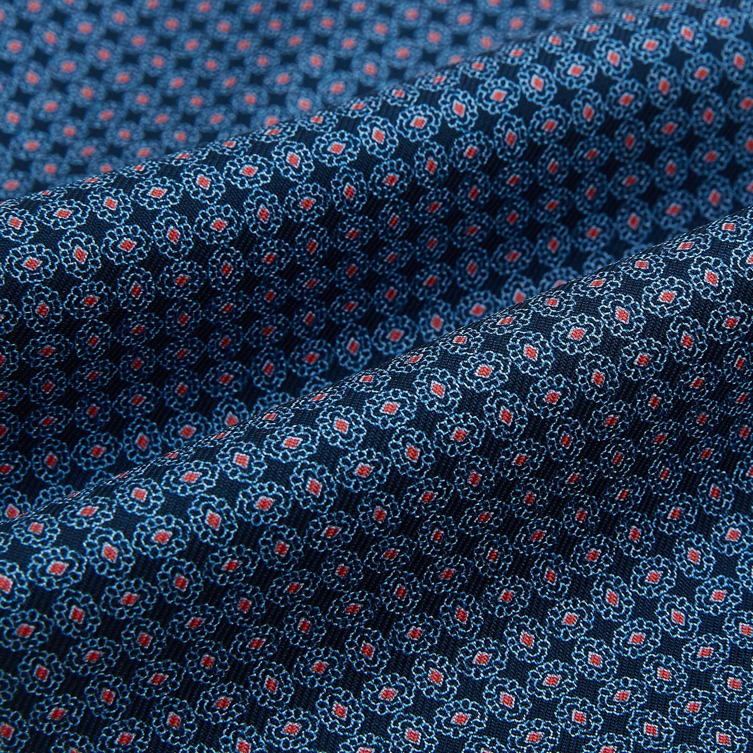 Image 4 of product Navy and Red Rosette Cravat