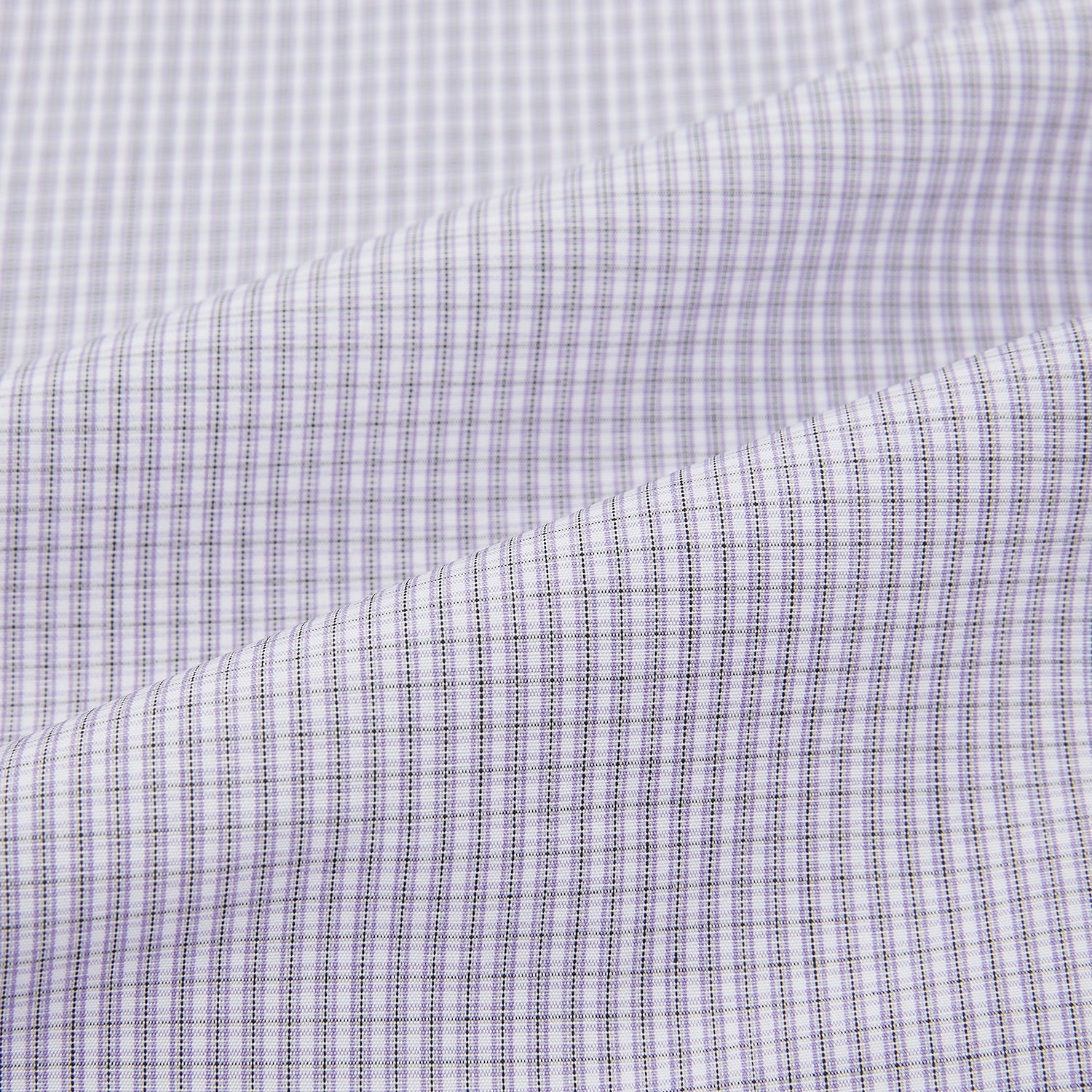 Purple Micro Check Mayfair Shirt