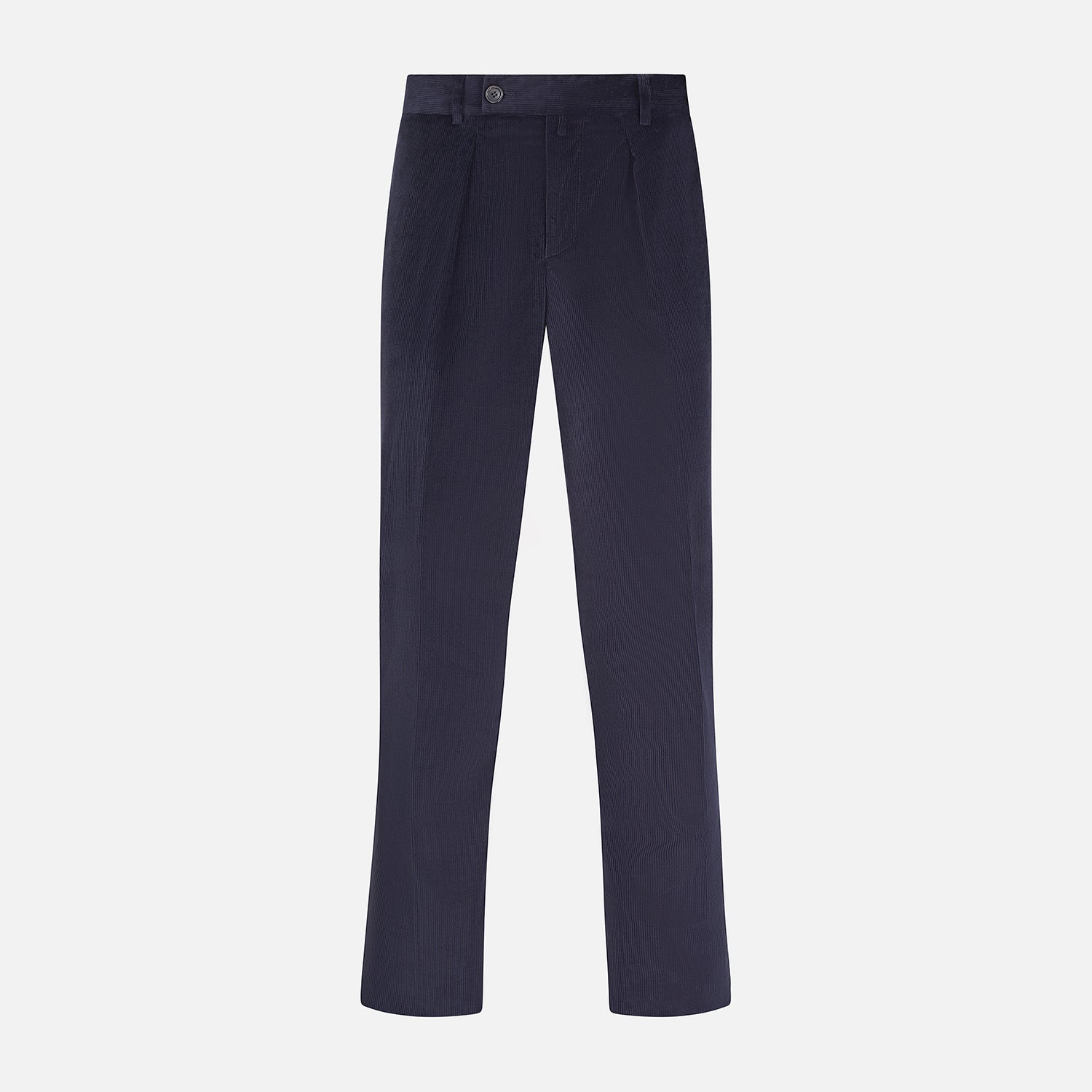 Navy Corduroy Edward Trousers