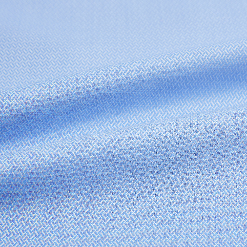 Blue Herringbone Mayfair Shirt