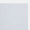 View 2 of product The Turnbull & Asser Hand Rolled Blue Multi Stripe Handkerchief features light blue cotton with thin black and white stripes, making it a refined accessory for the gentleman.