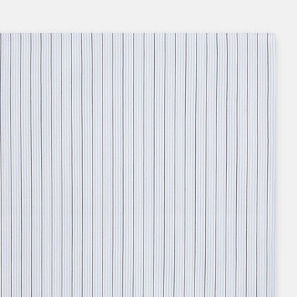 Hand Rolled Blue Multi Stripe Handkerchief