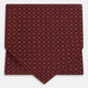 The Great Gatsby Burgundy Printed Silk Cravat