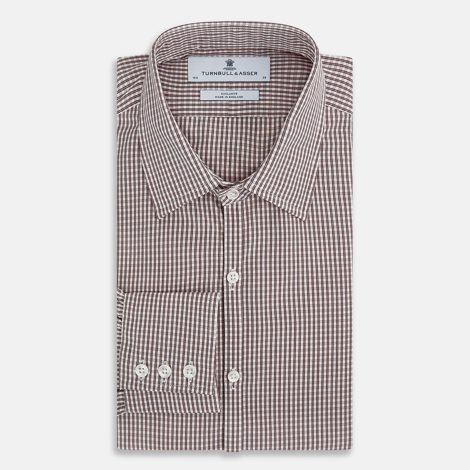 Burgundy Micro Check Westminster Shirt