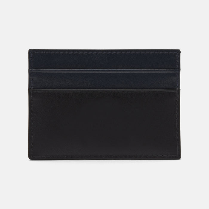 BLACK LEATHER CARD HOLDER Image 1