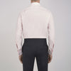 View 5 of product A neatly folded Pink Cotton Shirt with T&A collar and double cuffs by Turnbull & Asser, featuring a classic design with white buttons and an inner label, displayed on a plain white background.