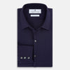 Navy Textured Windsor Shirt