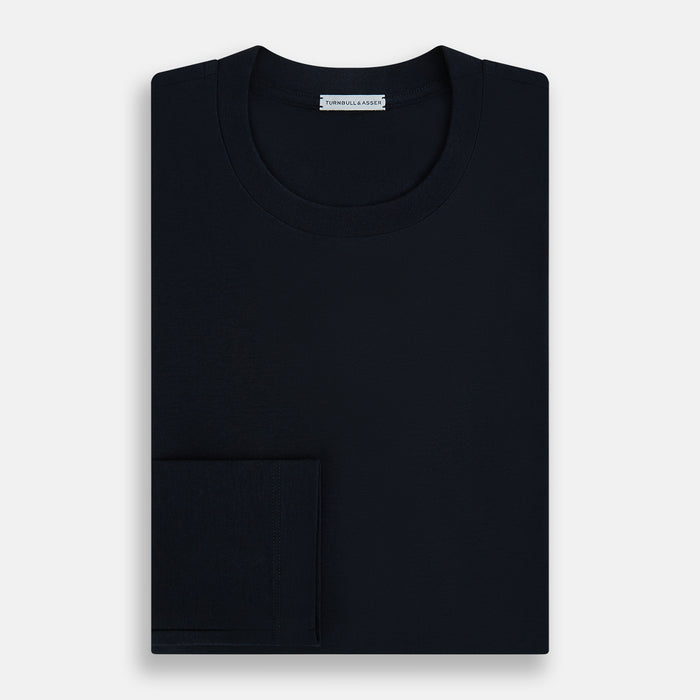 Navy Long-Sleeve T-shirt Image 4