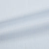 View 6 of product The Turnbull & Asser Blue and White Thin Stripe Shirt features a T&A collar and double cuffs, shown against a plain white background.