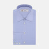 Blue Twill Sea Island Quality Cotton Fabric