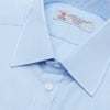 Light Blue End-on-End Shirt with T&A Collar and 3-Button Cuffs