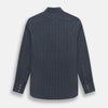 Navy Melange Wide Stripe Westminster Shirt