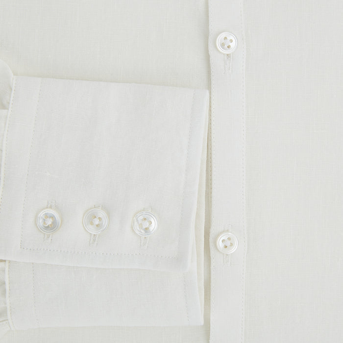 Vanilla Linen Westminster Shirt Image 3