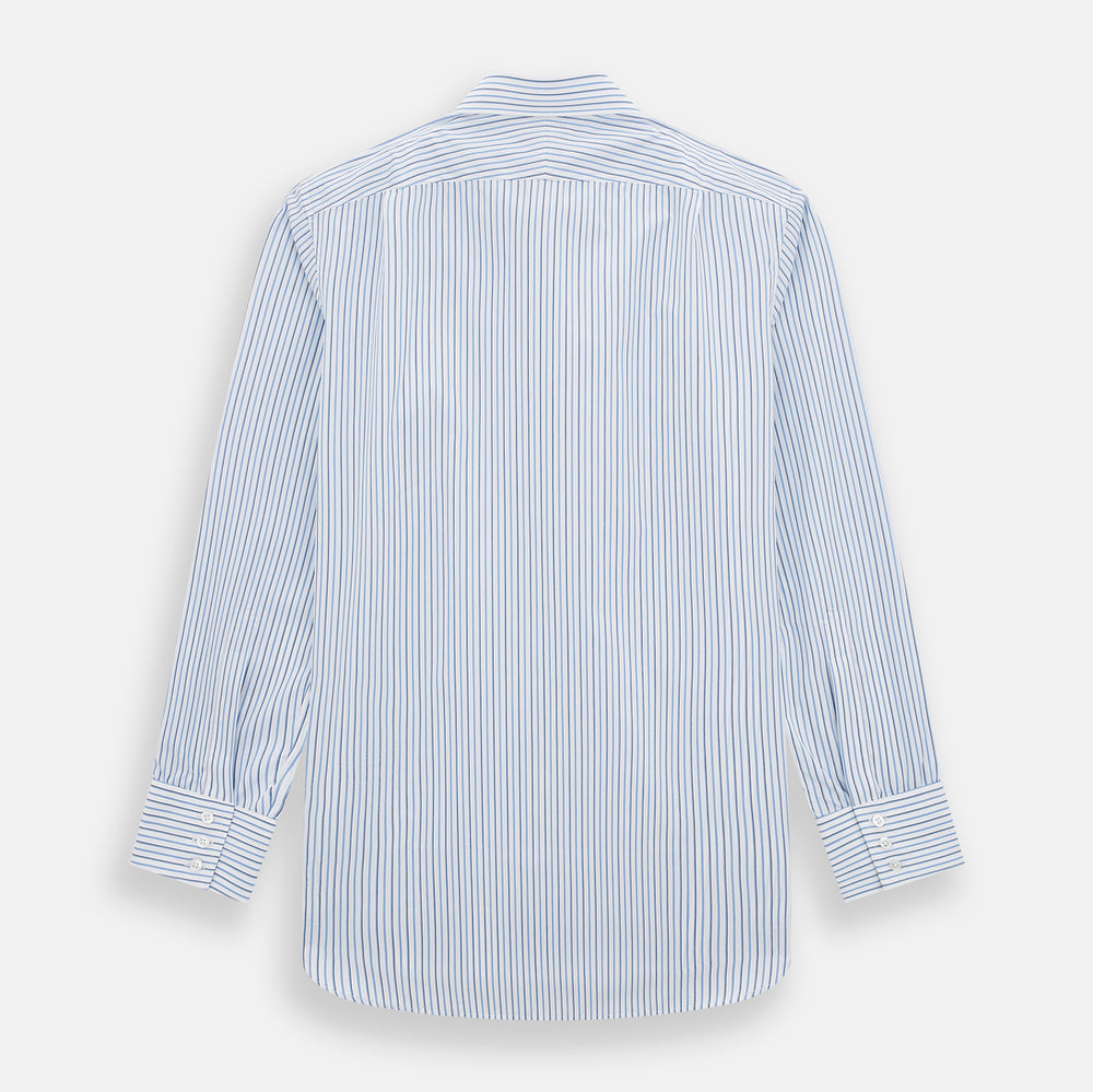 Blue and Navy Double Stripe Mayfair Shirt