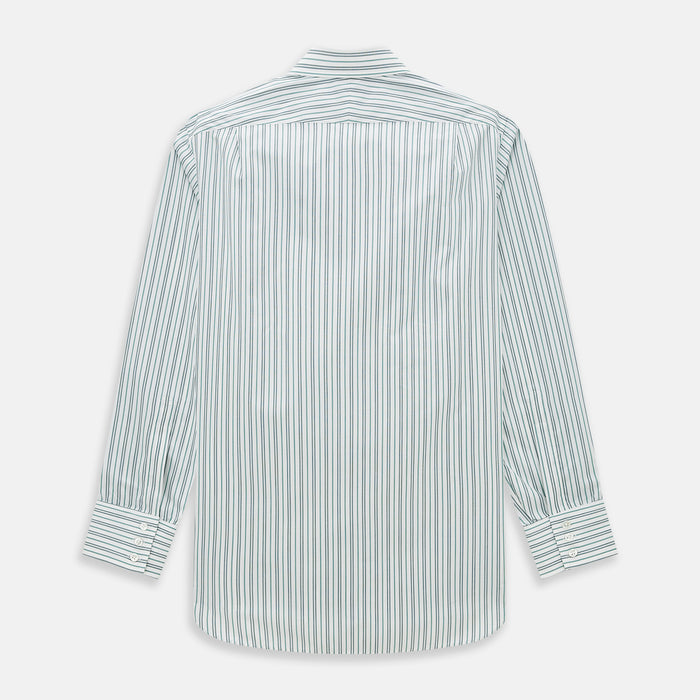 Forest Green Multi Stripe Mayfair Shirt Image 2