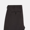 View 5 of product The Brown Henry B Trousers by Turnbull & Asser are straight-leg trousers made from premium Italian cotton, with belt loops, front button and zipper closure, shown against a plain white background.