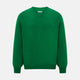 Grass Green Cashmere V-neck Jumper