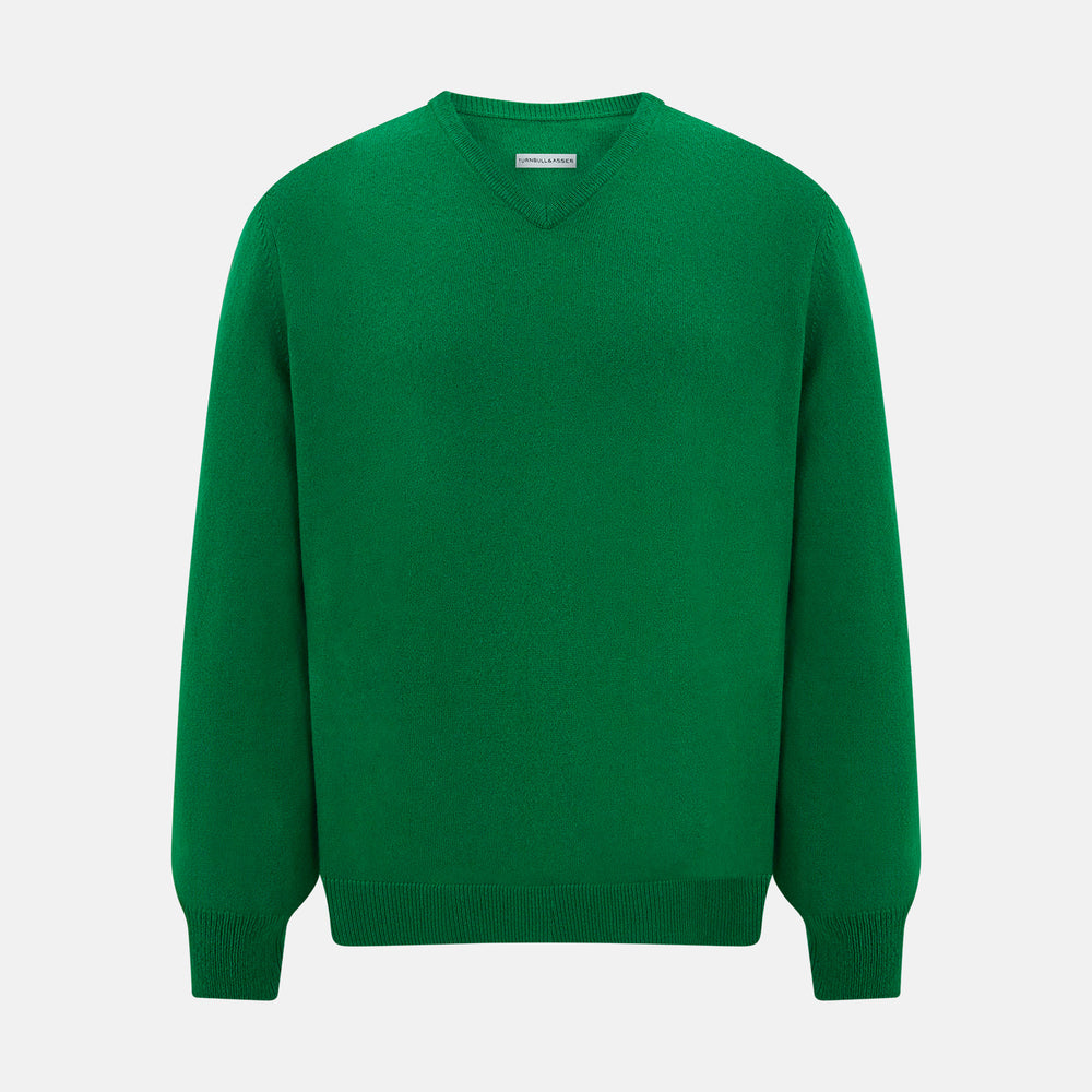 Green cashmere jumper best sale