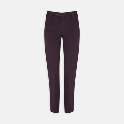 Purple Cotton Trousers