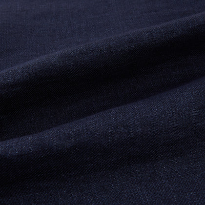 Navy Linen Twill Waistcoat Image 4