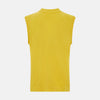 Canary Yellow Fine Merino V-Neck Vest