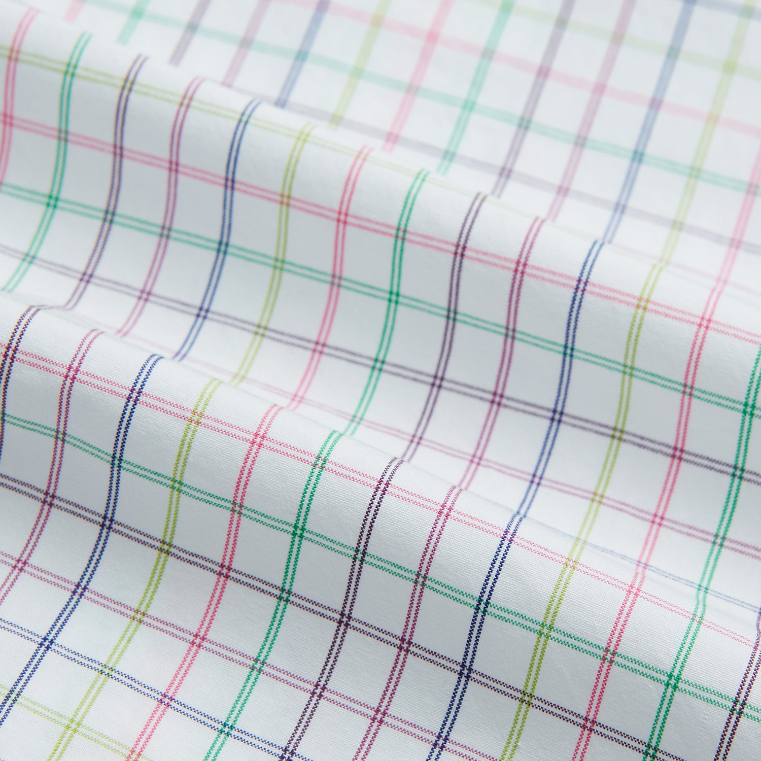 Multicoloured Double Grid Check Mayfair Shirt