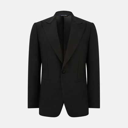 Black Single Breasted Dinner Suit Image 2