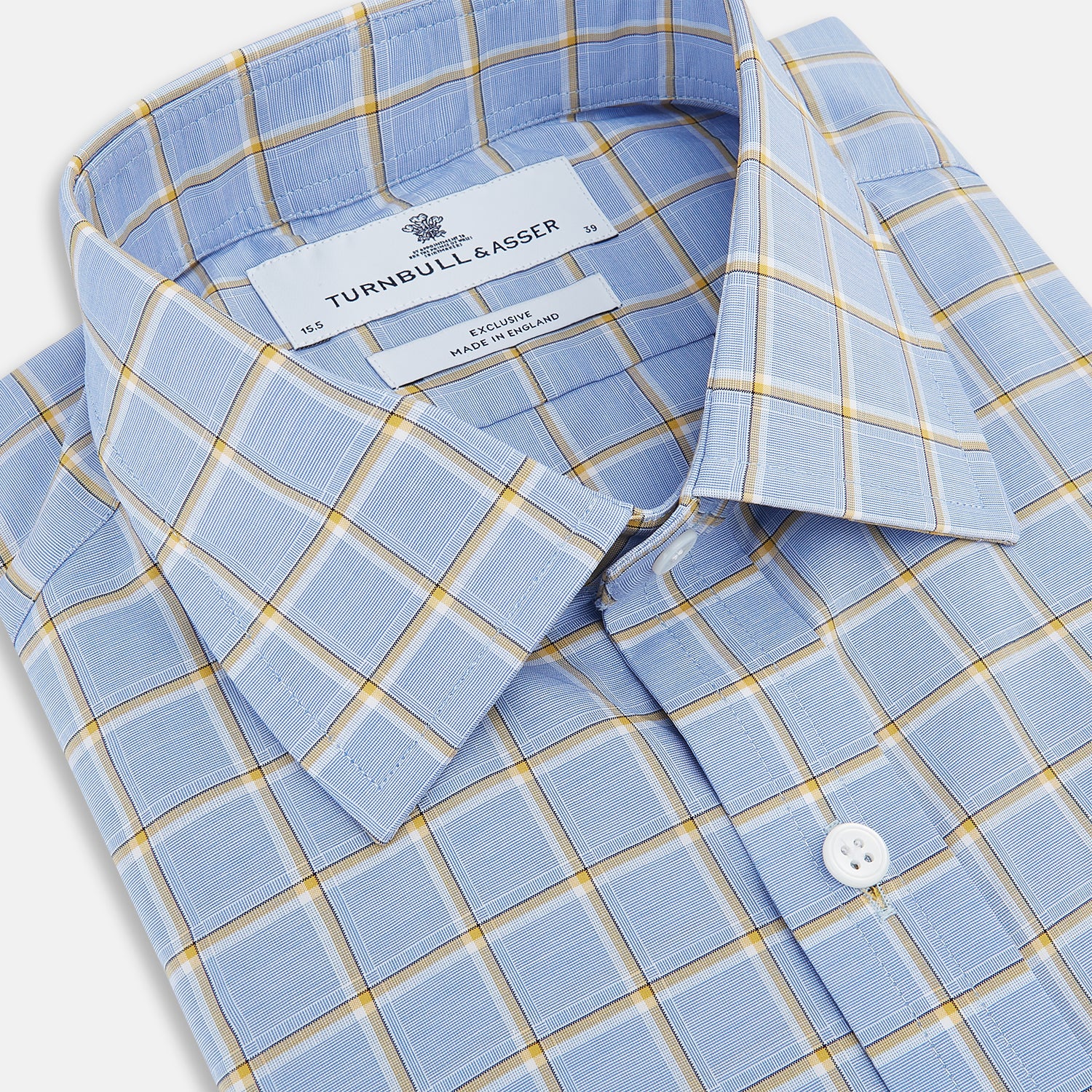 Image 2 of product Blue and Yellow Windowpane Mayfair Shirt
