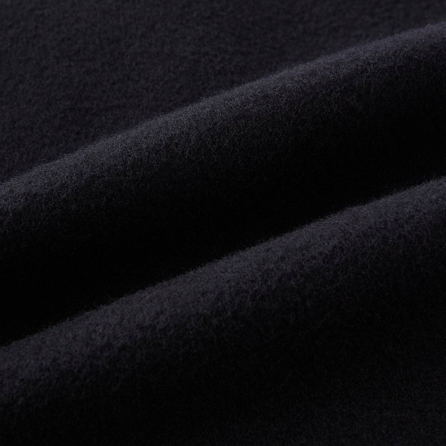 Image 5 of product The Navy Apsley Single-Breasted Caban Coat by Turnbull & Asser features three buttons, notch lapels, a chest pocket, and two front flap pockets, shown against a plain light gray background.