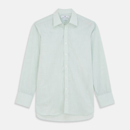 Light Green Chambray Regular Fit Mayfair Shirt
