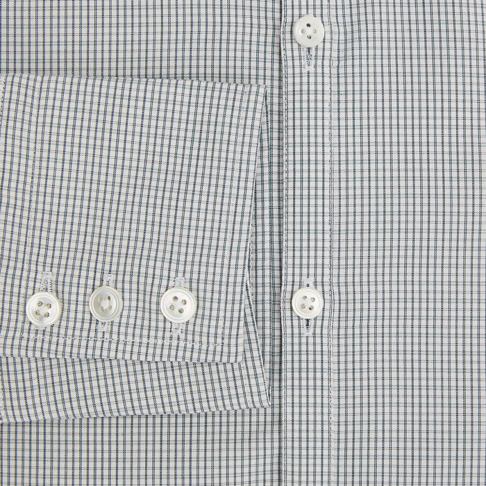 Forest Green Micro Tattersall Westminster Shirt Image 3