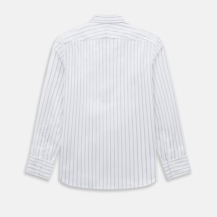 Dark Navy Double-Pinstripe Westminster Shirt Image 2