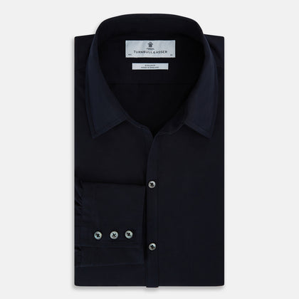 NAVY BLUE WINDSOR SHIRT Image 4